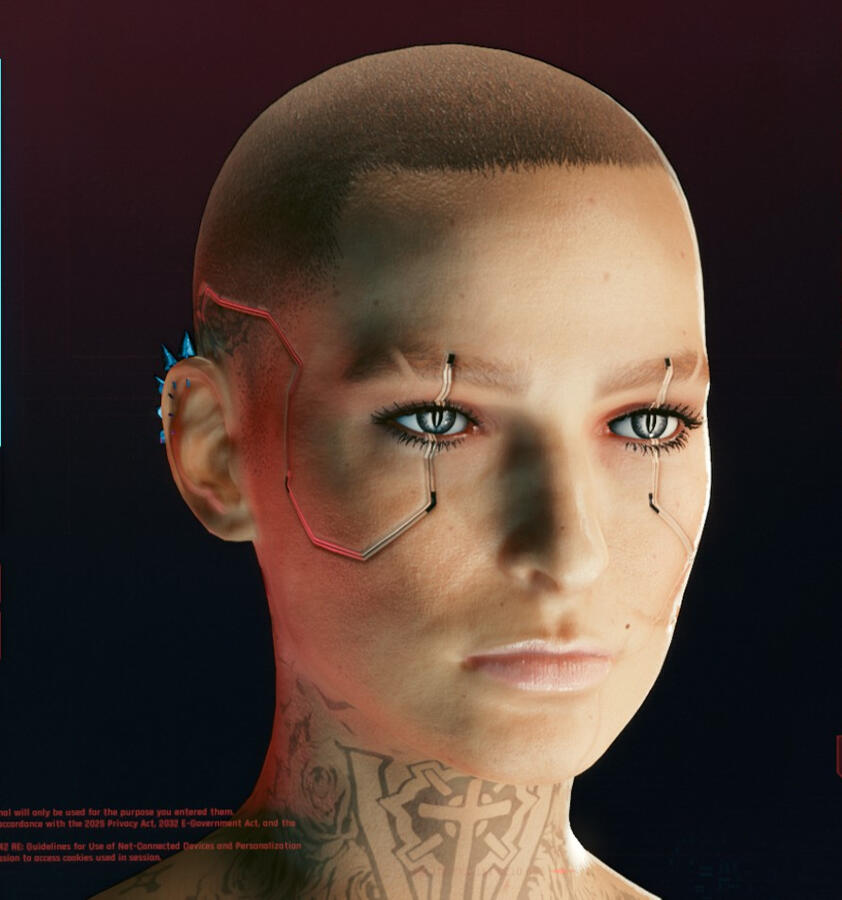 Bald angled